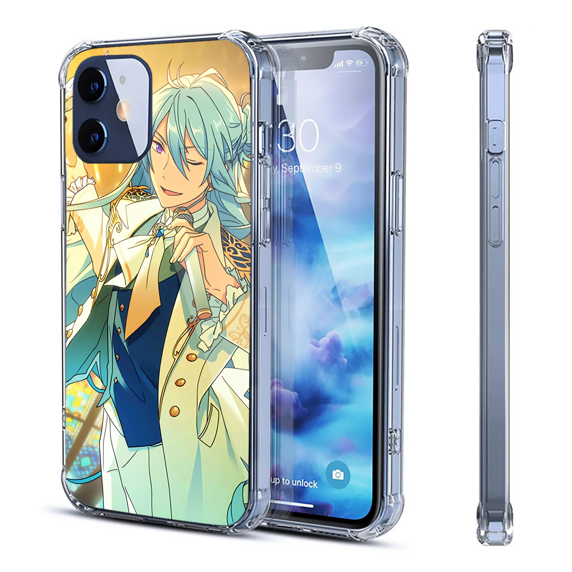 （画像用） あんさんぶるスターズ! Ensemble Stars 【iPhone 12シリーズ対応】透明スマホケース（クリアソフトケース）